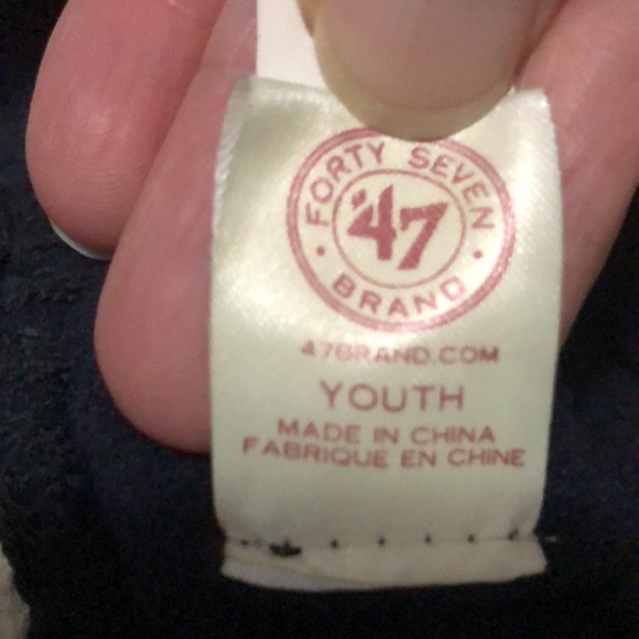 Youth Milwaukee Brewers Winter Hat-Navy-Ear Flap Style with Tassels-GUC-Acrylic - Picture 8 of 10